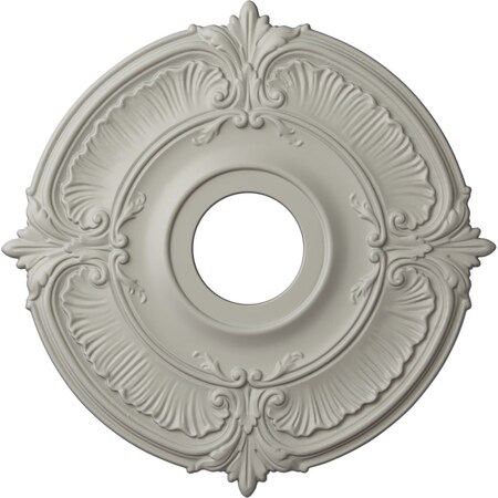 Attica Ceiling Medallion (Fits Canopies up to 5"), Hand-Painted Pot of Cream, 18"OD x 4"ID x 5/8"P